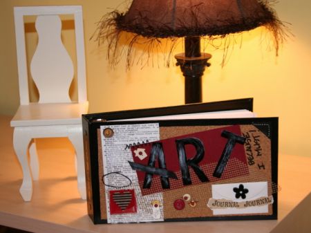 Cover of my first art journal